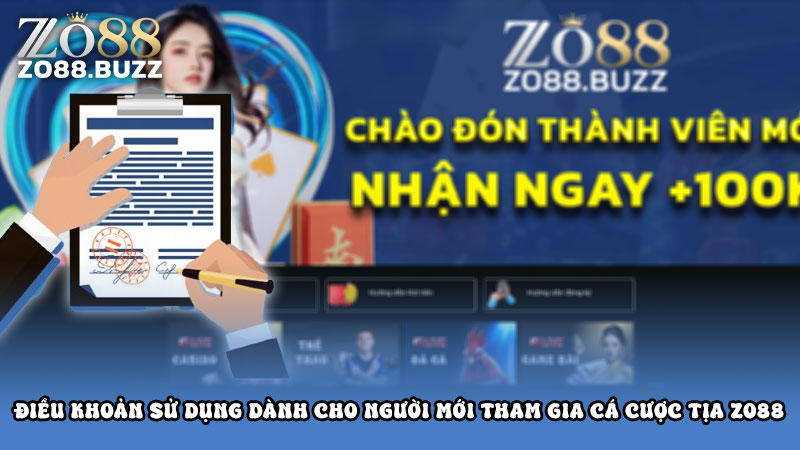 Điều khoản sử dụng dành cho người mới tham gia cá cược tịa ZO88
