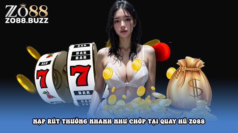 Nạp rút thưởng nhanh như chớp tại quay hũ Zo88