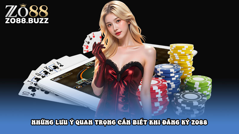 Những lưu ý quan trọng cần biết khi đăng ký Zo88