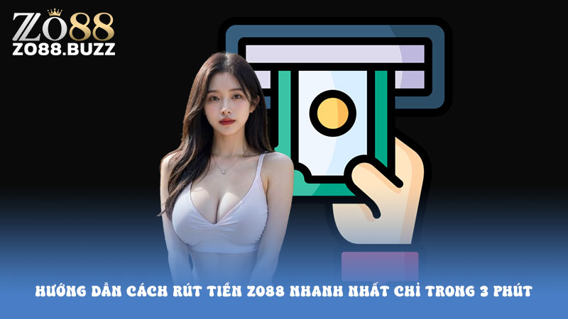 Hướng dẫn cách rút tiền ZO88 nhanh nhất chỉ trong 3 phút